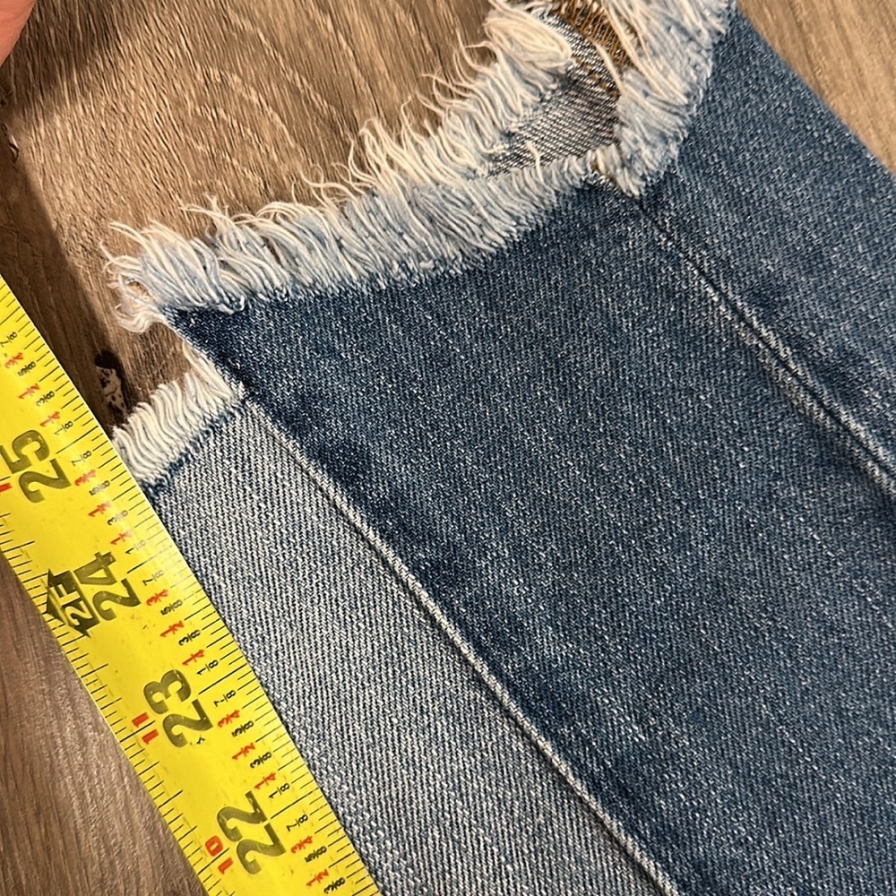 High Rise Color Block Jeans - Picture 10 of 14